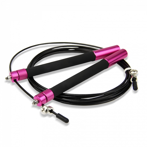 Скакалка скоростная для кроссфита алюминиевая с обрезиненной ручкой Hasttings Digger HD12A1C