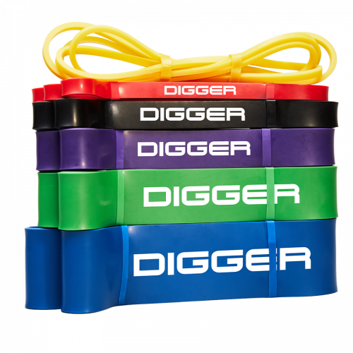 Эспандер ленточный красный 13мм нагрузка 6,8-15,88кг