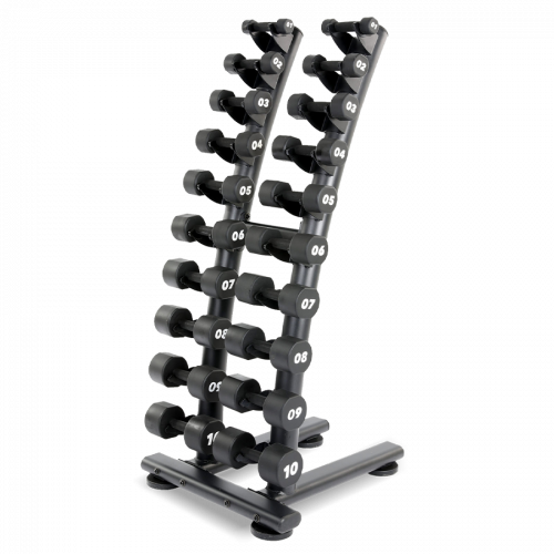 Стойка для хромированных гантелей двойная Hasttings Digger HD71D1K