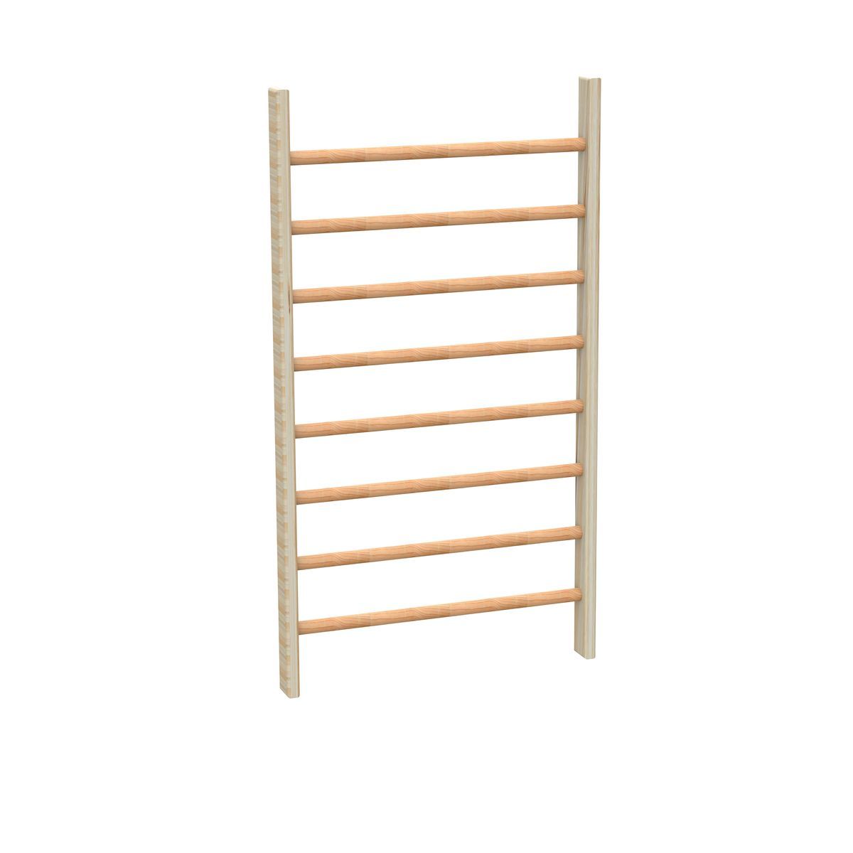 Стенка шведская, гимнастическая (в разобранном виде) массив 150 мм, 2,6х0,6 м ZAVODSPORTA