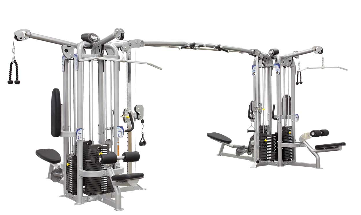 Комплекс на 9 станции HOIST CMJ-6000-2 матовый черный/черный