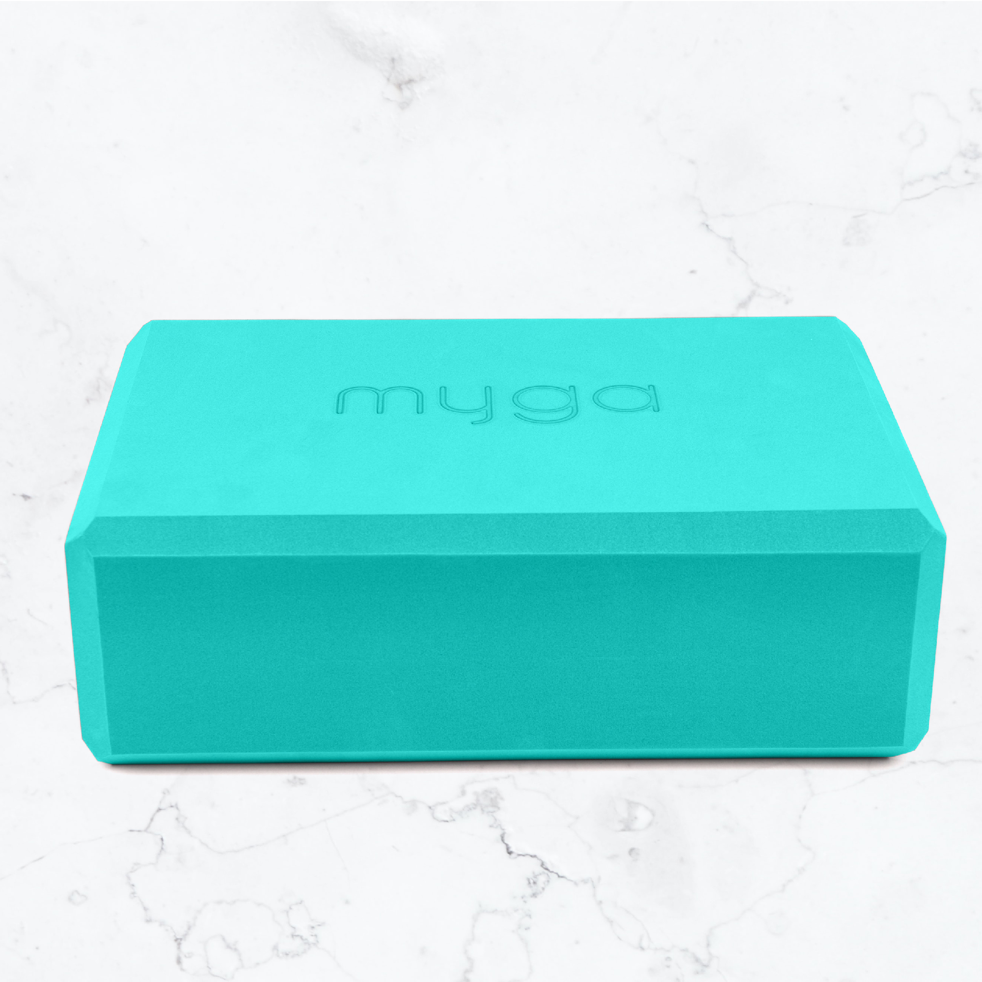 Блок для йоги MYGA Foam Yoga Block 23 х 14,5 х 7,7 см, черный