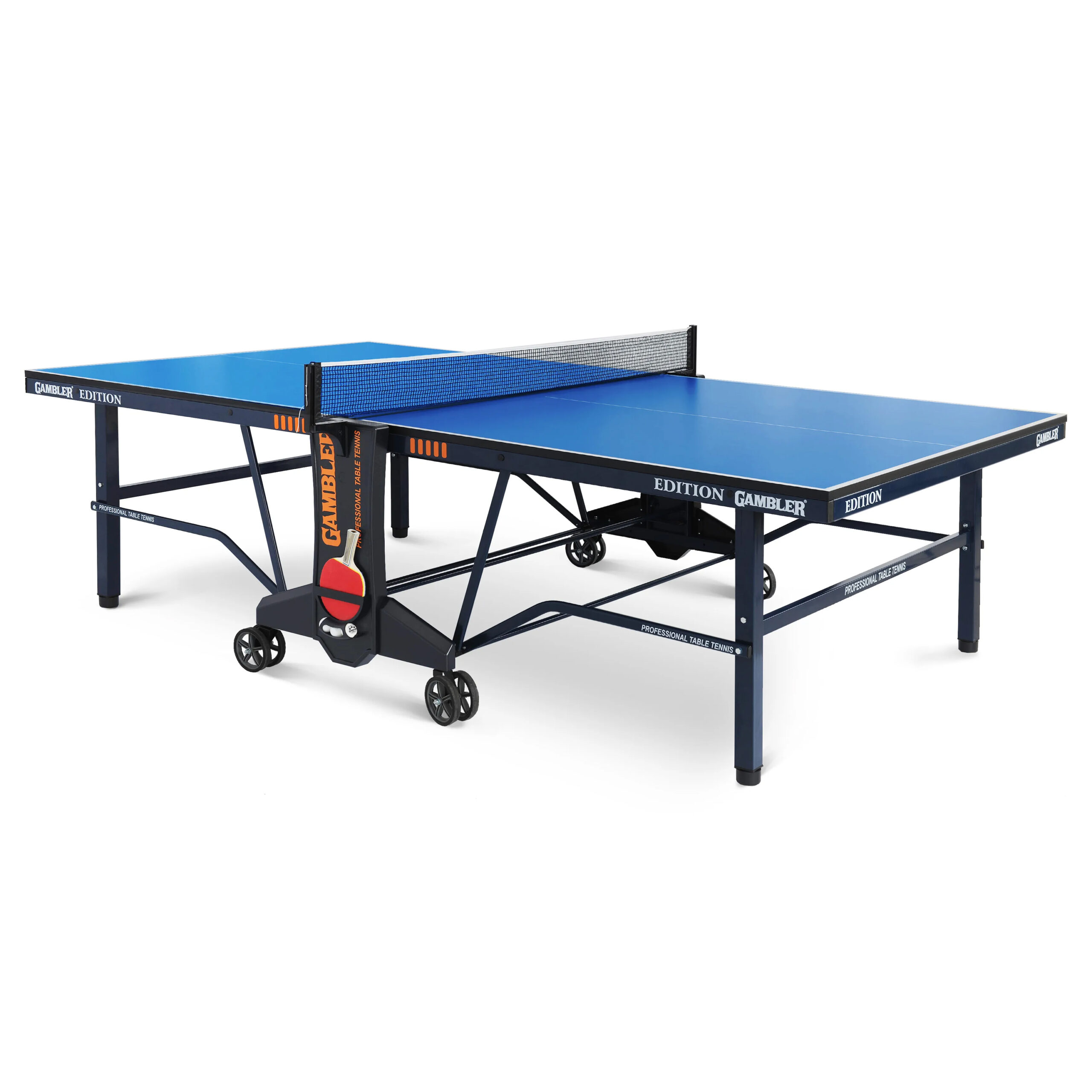 Теннисный стол GAMBLER Indoor синий/черный