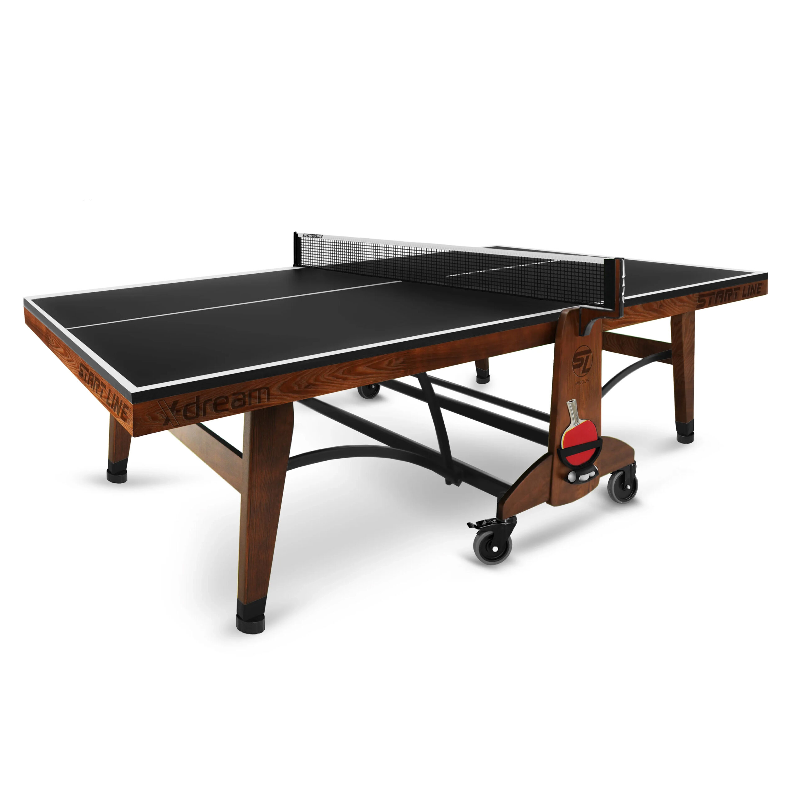 Теннисный стол START LINE Leader Black черный