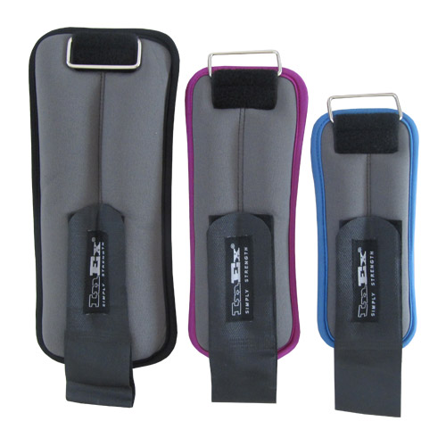 6313 Отягощение для рук и ног INEX Wrist & Ankle Weights 0,5 кг, 2 штуки, синий — изображение 1