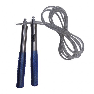 Скакалка First Place Ultra Speed Rope серый/синий