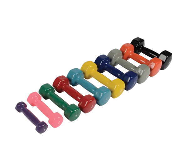 Виниловые гантели для аэробики FOREMAN IVD 4,00 кг, пара, оранжевый