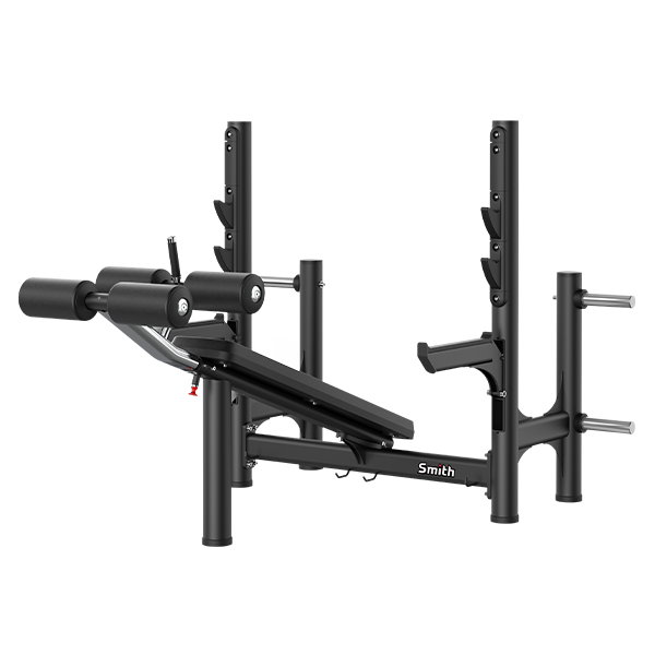 Олимпийская скамья с отрицательным наклоном для жима Smith RE6006