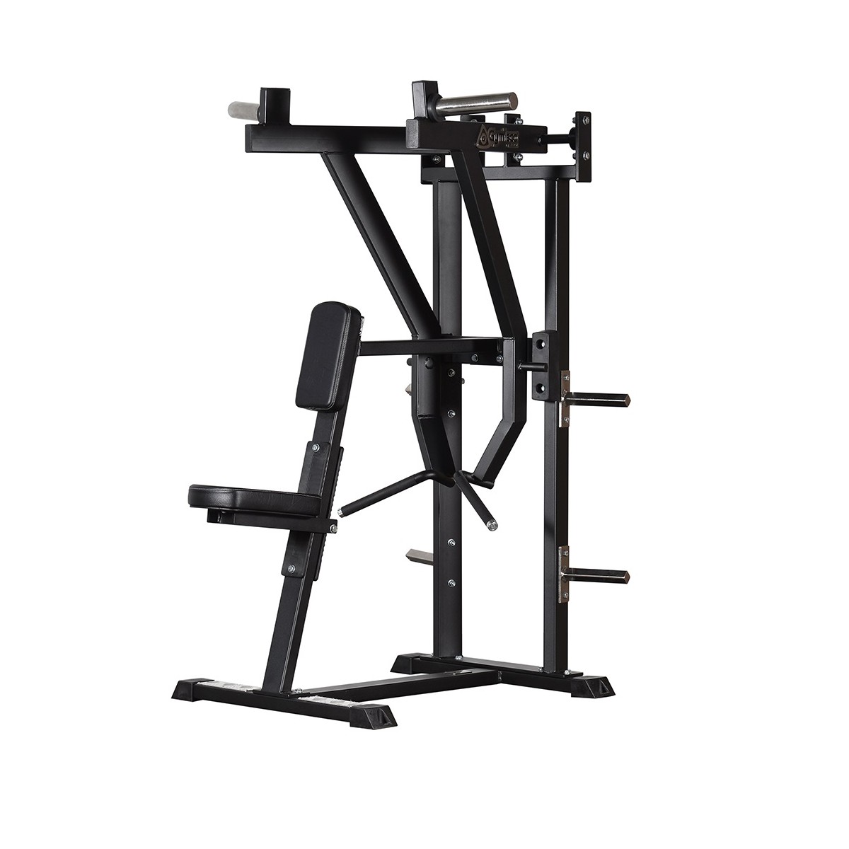 Нижняя тяга на свободных весах Gymleco 012