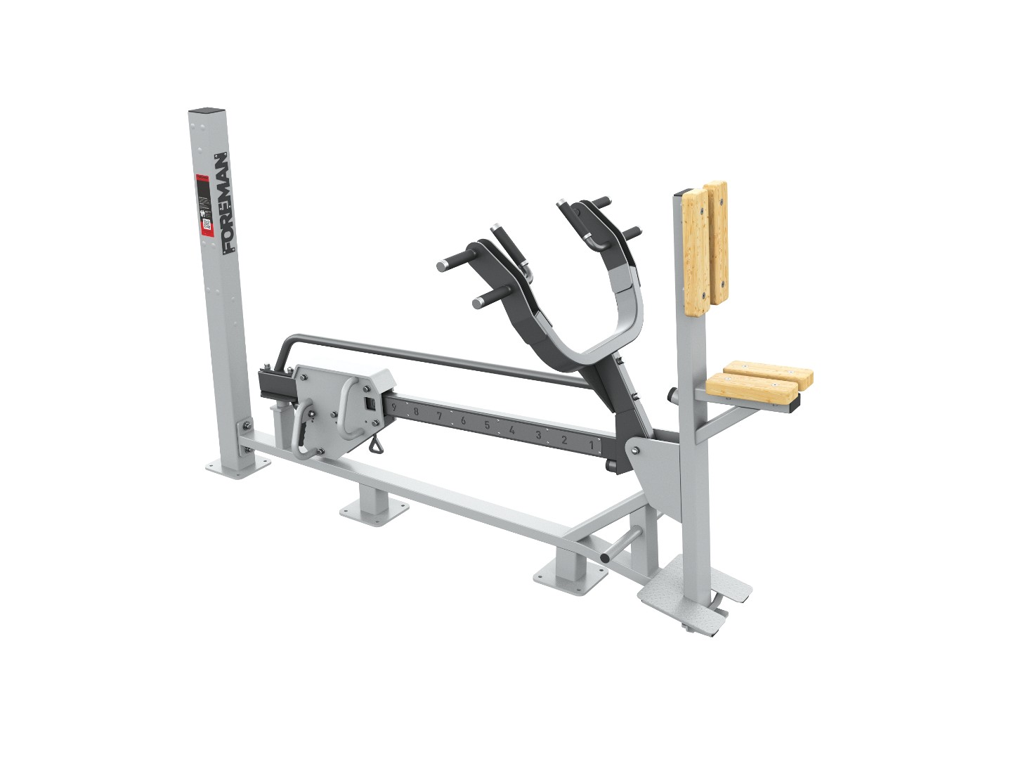 FO-17 Гребная тяга сидя с упором на грудь