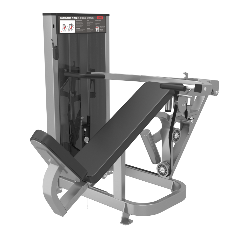 Наклонный жим от груди FOREMAN FN-402 черный/черный