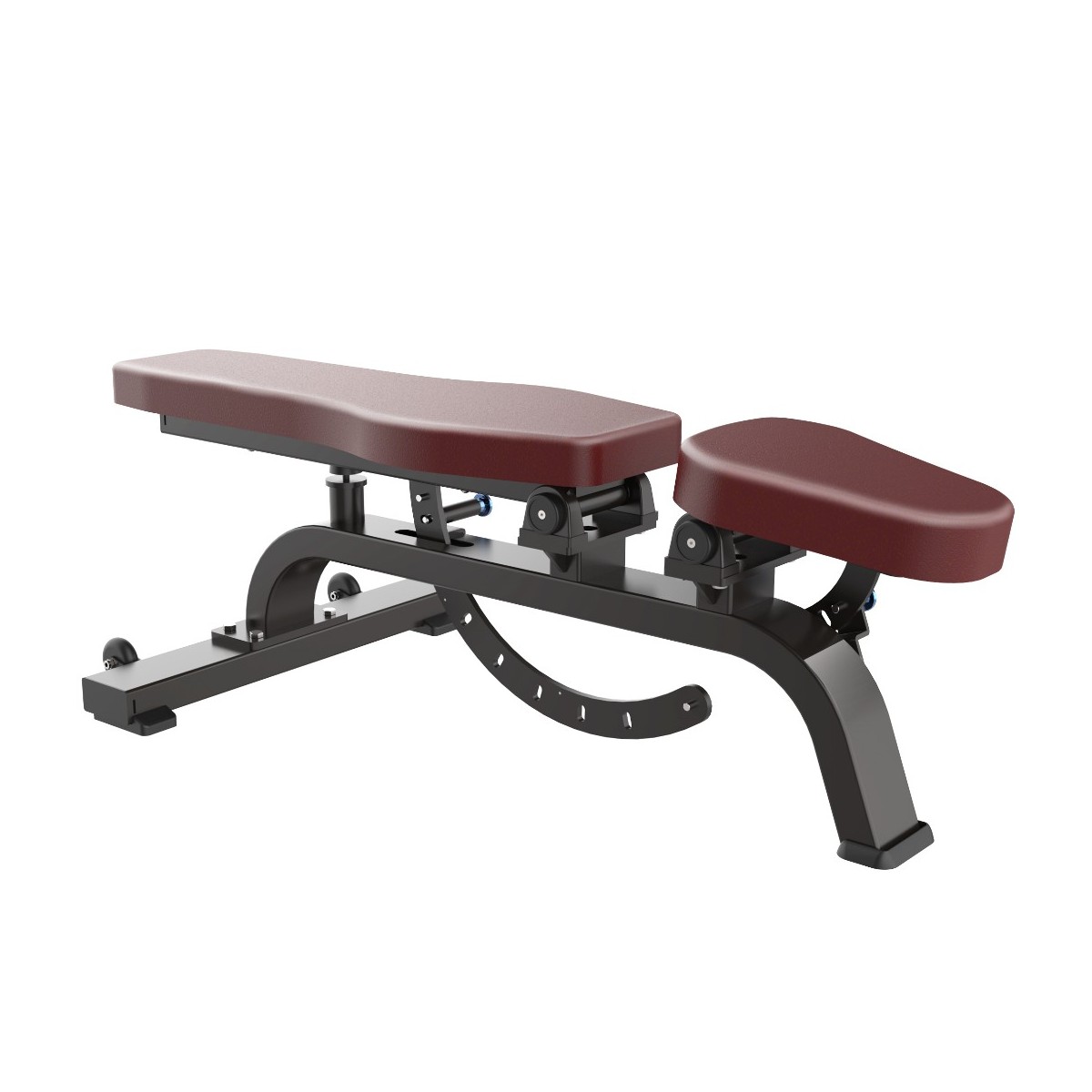 Скамья многофункциональная регулируемая Protrain BPL139 (полностью черный)