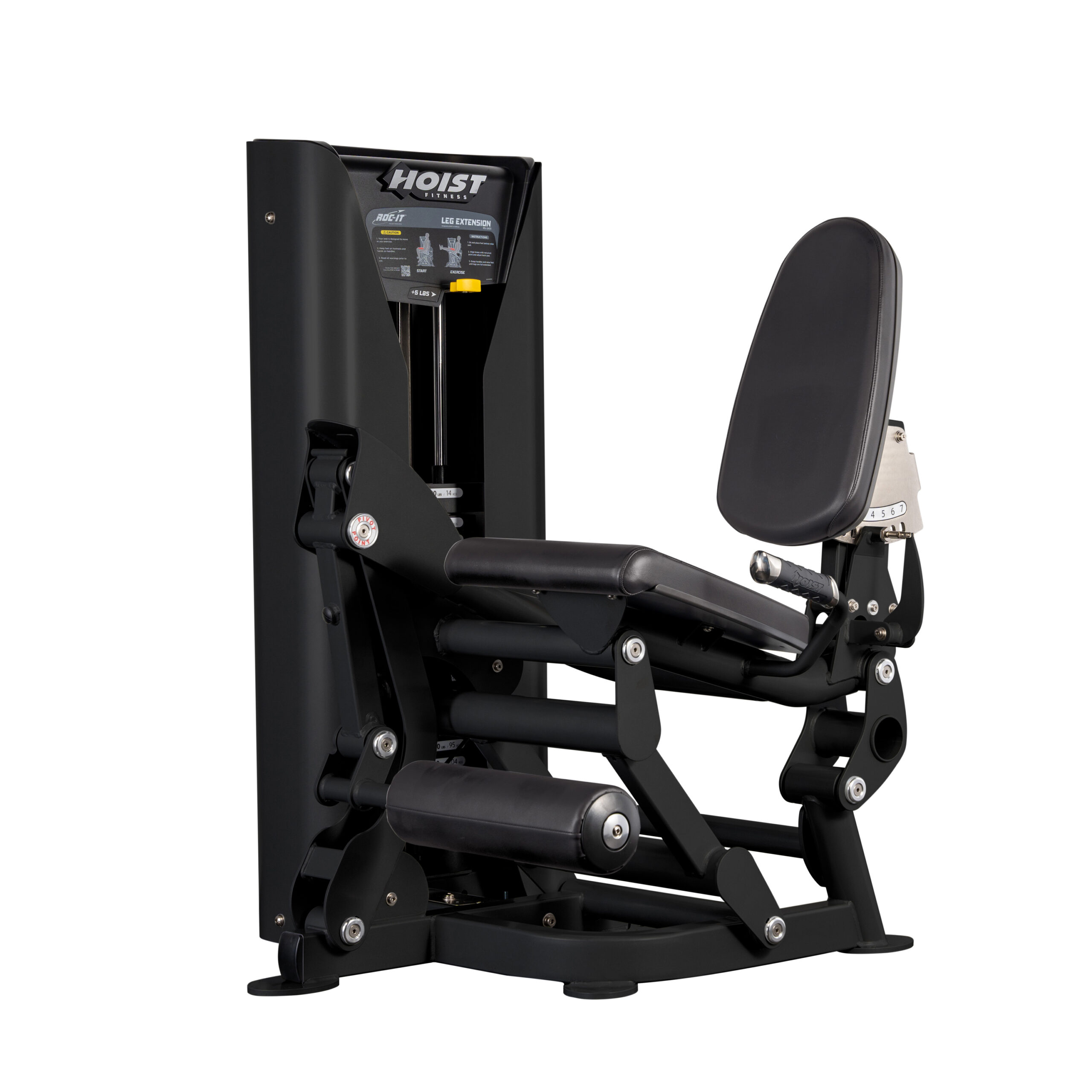 Разгибание ног сидя HOIST ROC-IT RS-1401 матовый черный