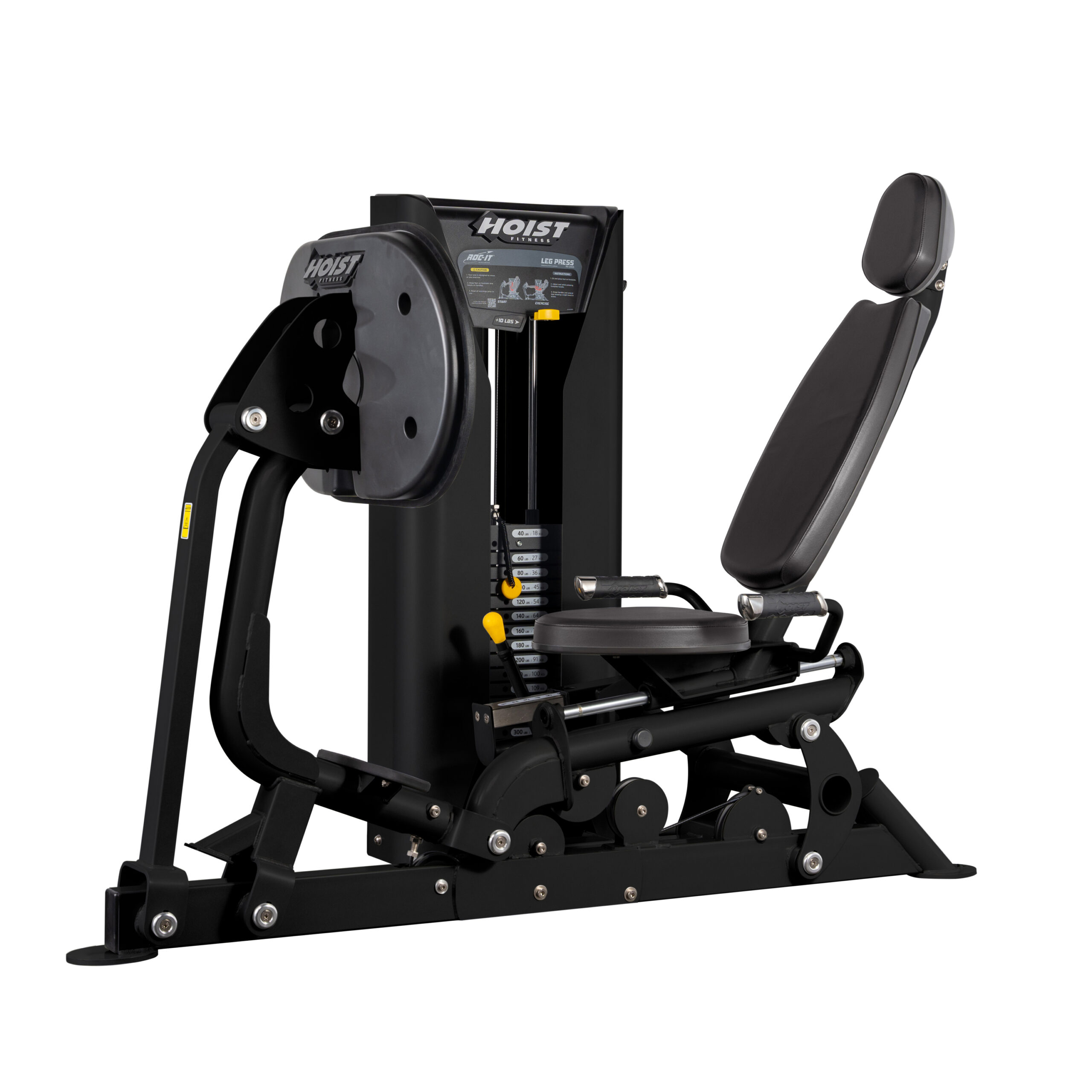 Жим ногами блочный HOIST ROC-IT RS-1403 матовый черный
