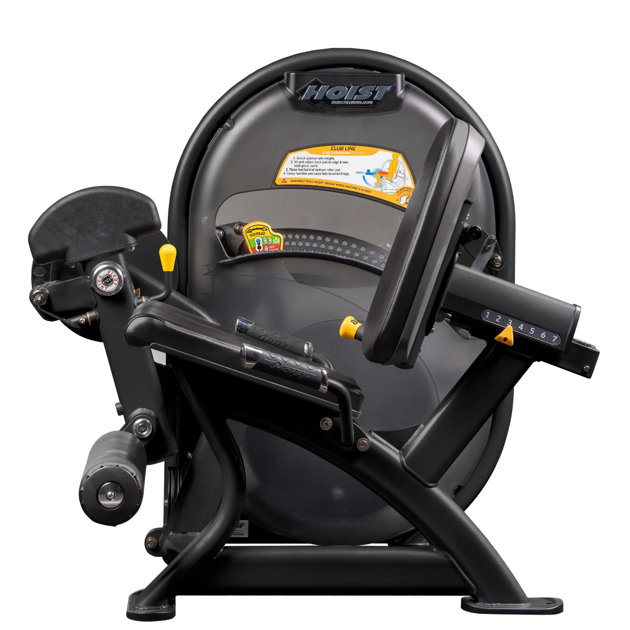 Разгибание ног HOIST CL-3401 матовый черный/черный