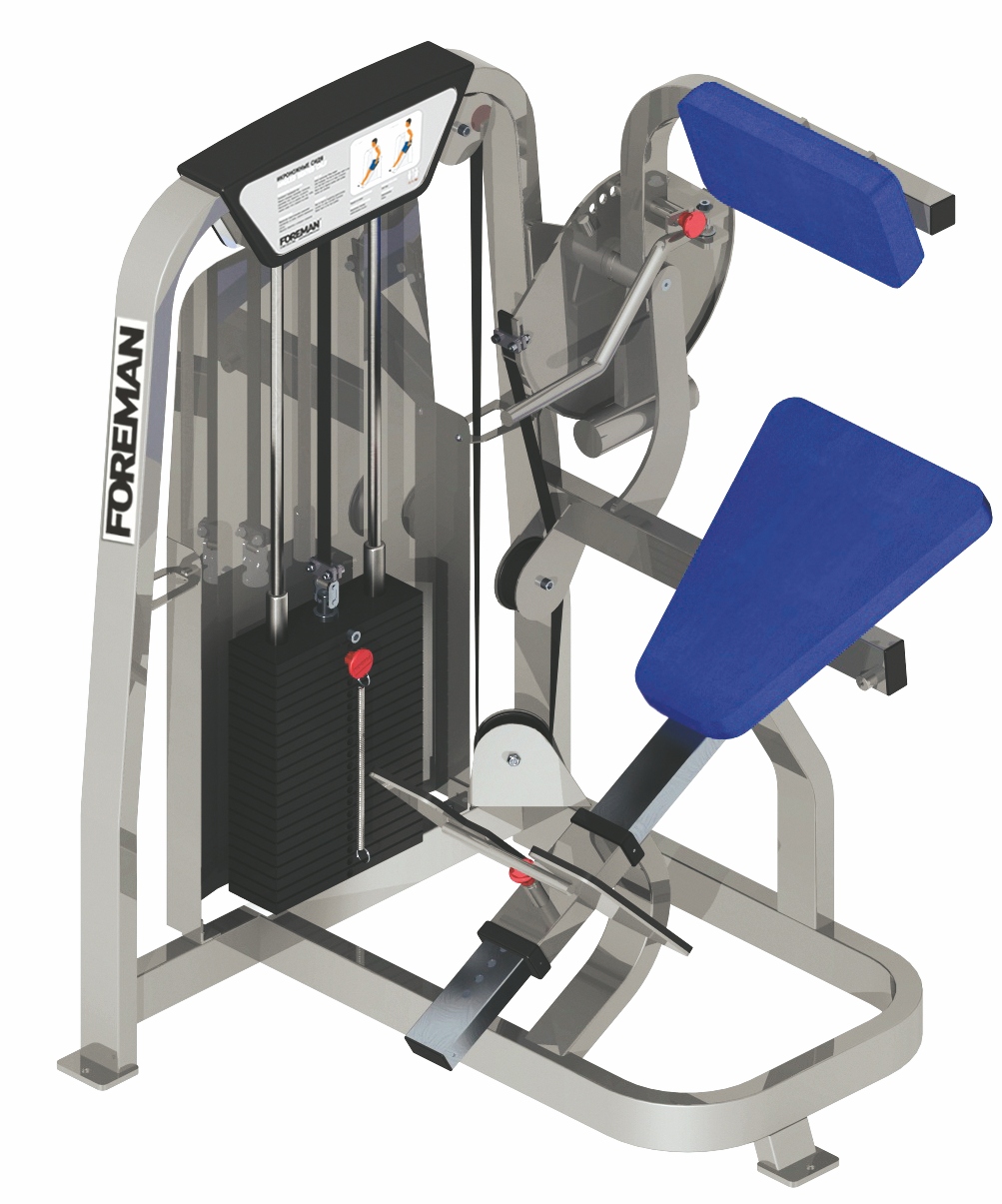 Нижние мышцы спины FOREMAN FS-305 белый/черный