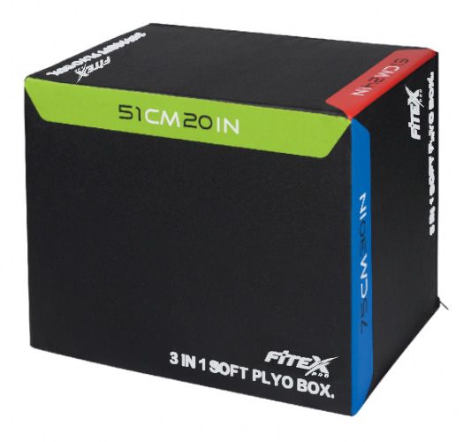 Универсальная тумба для запрыгивания мягкая 51/61/75см